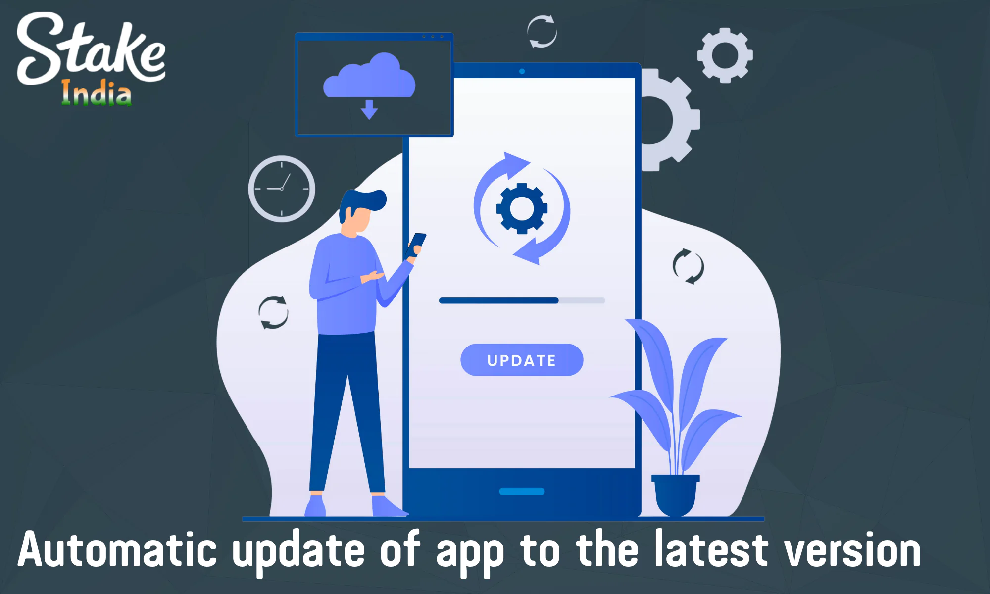 How to enable automatic updates for the Stake app