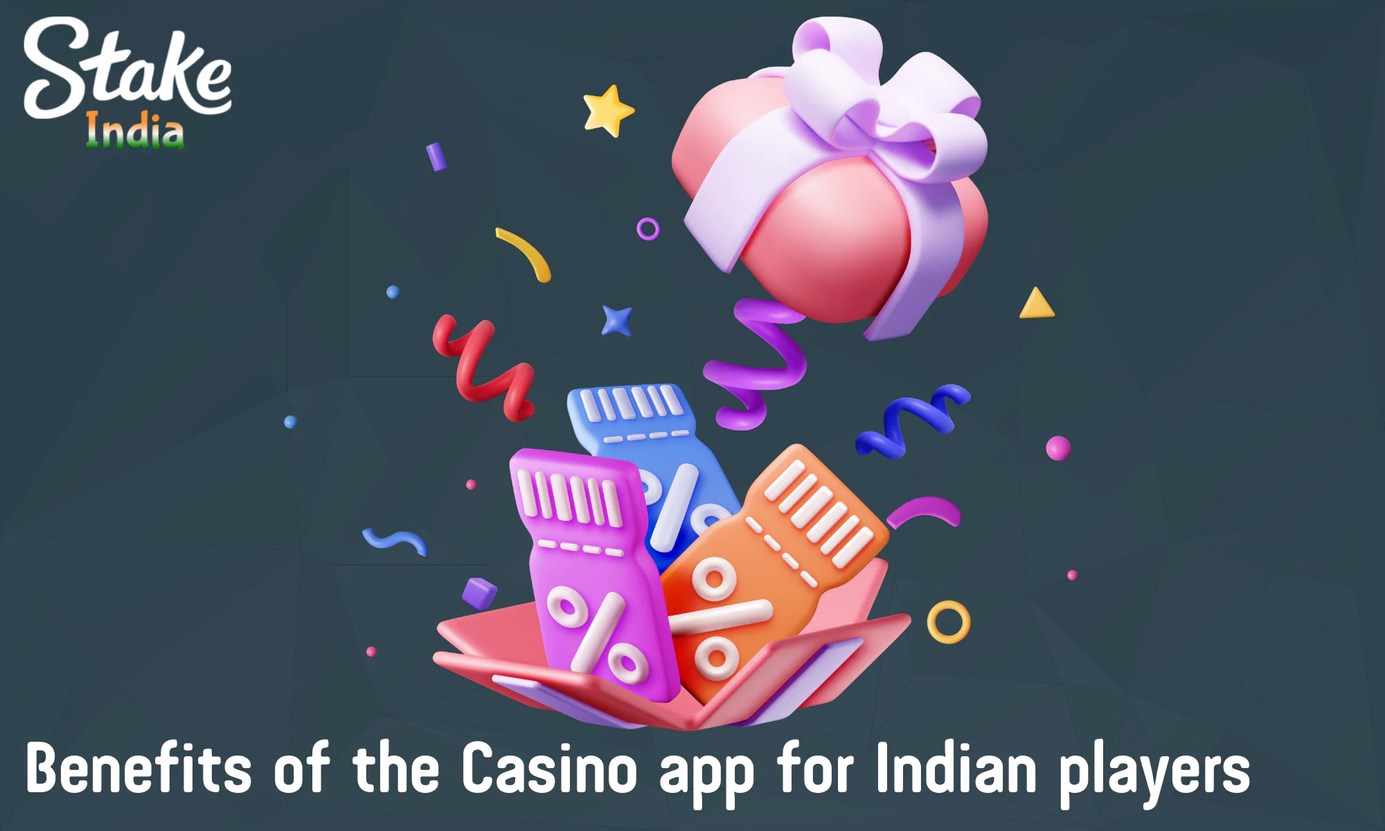 The list of advantages offered by the Stake Casino app
