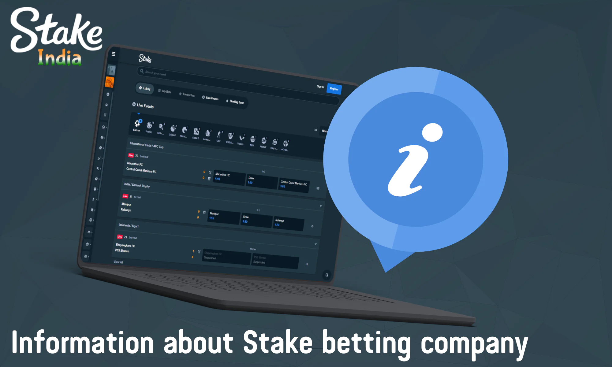 Read more about the bookmaker Stake