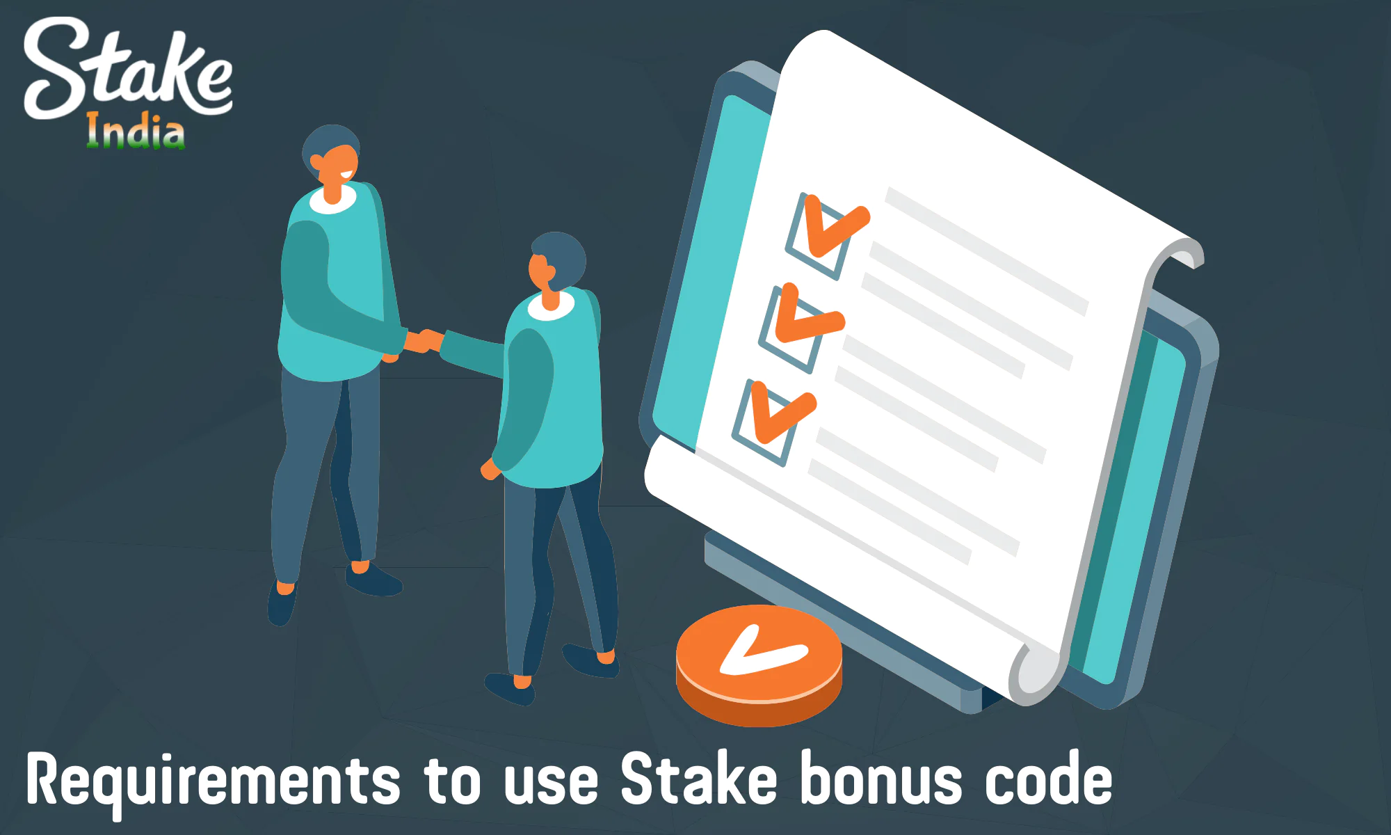 Bonus codes from Stake can be activated under certain conditions