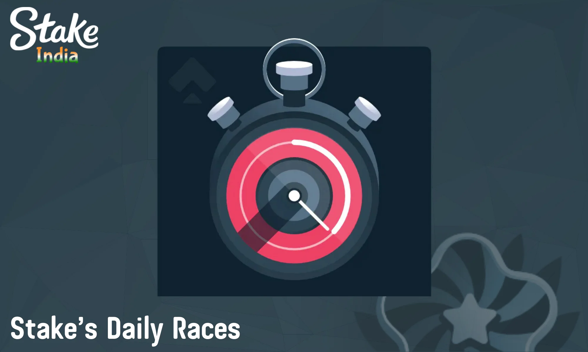 Stake holds daily races with a big cash prize