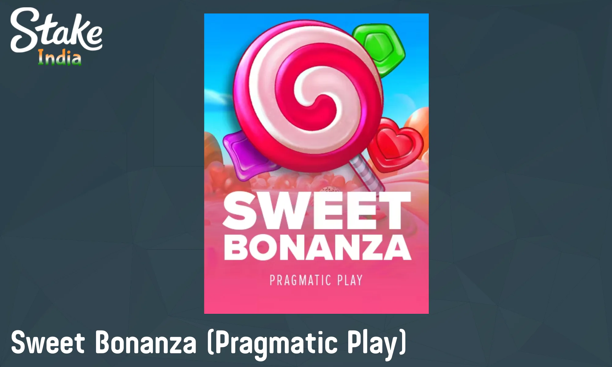 Sweet Bonanza video slot with a candy theme is available at Stake