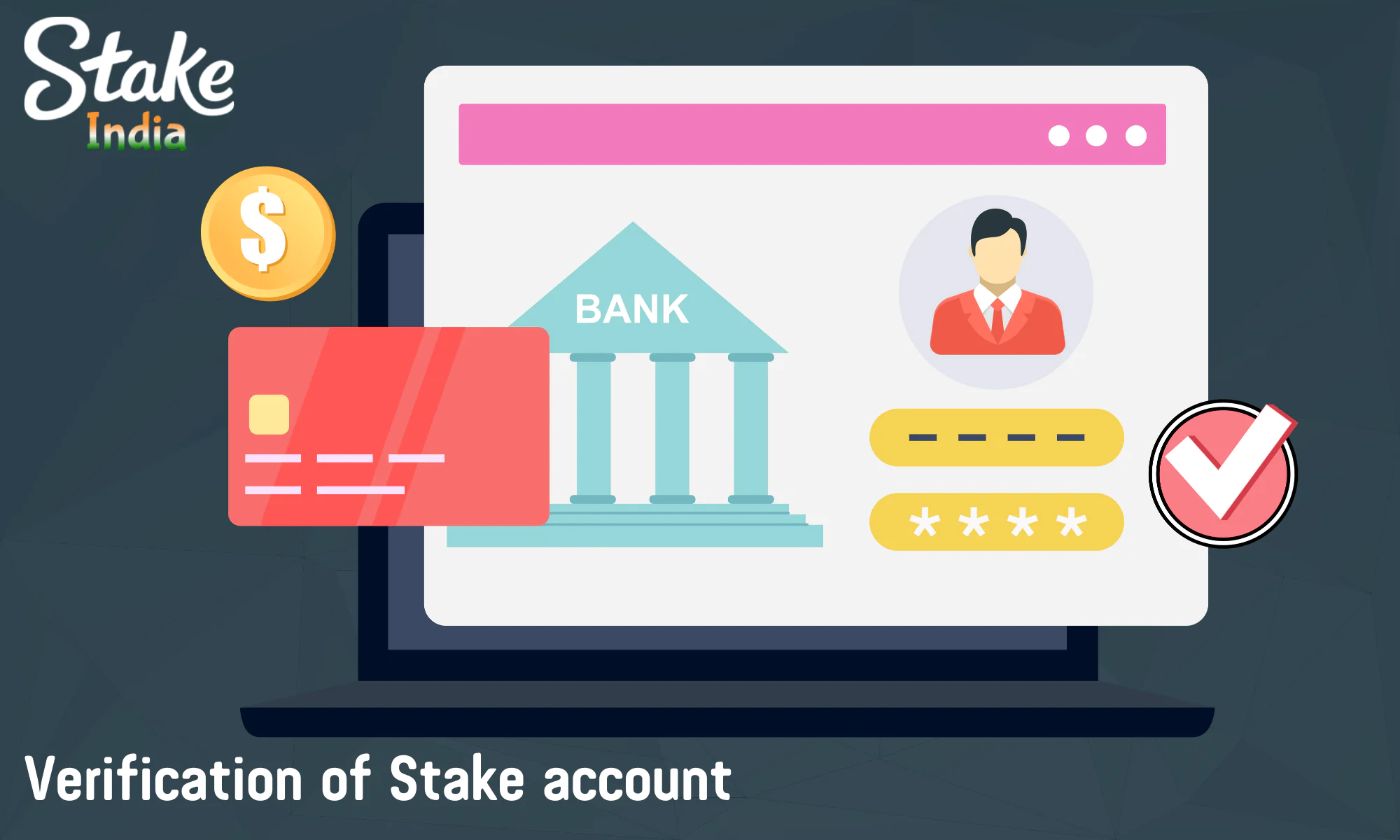 After registering a Stake account, you need to go through verification