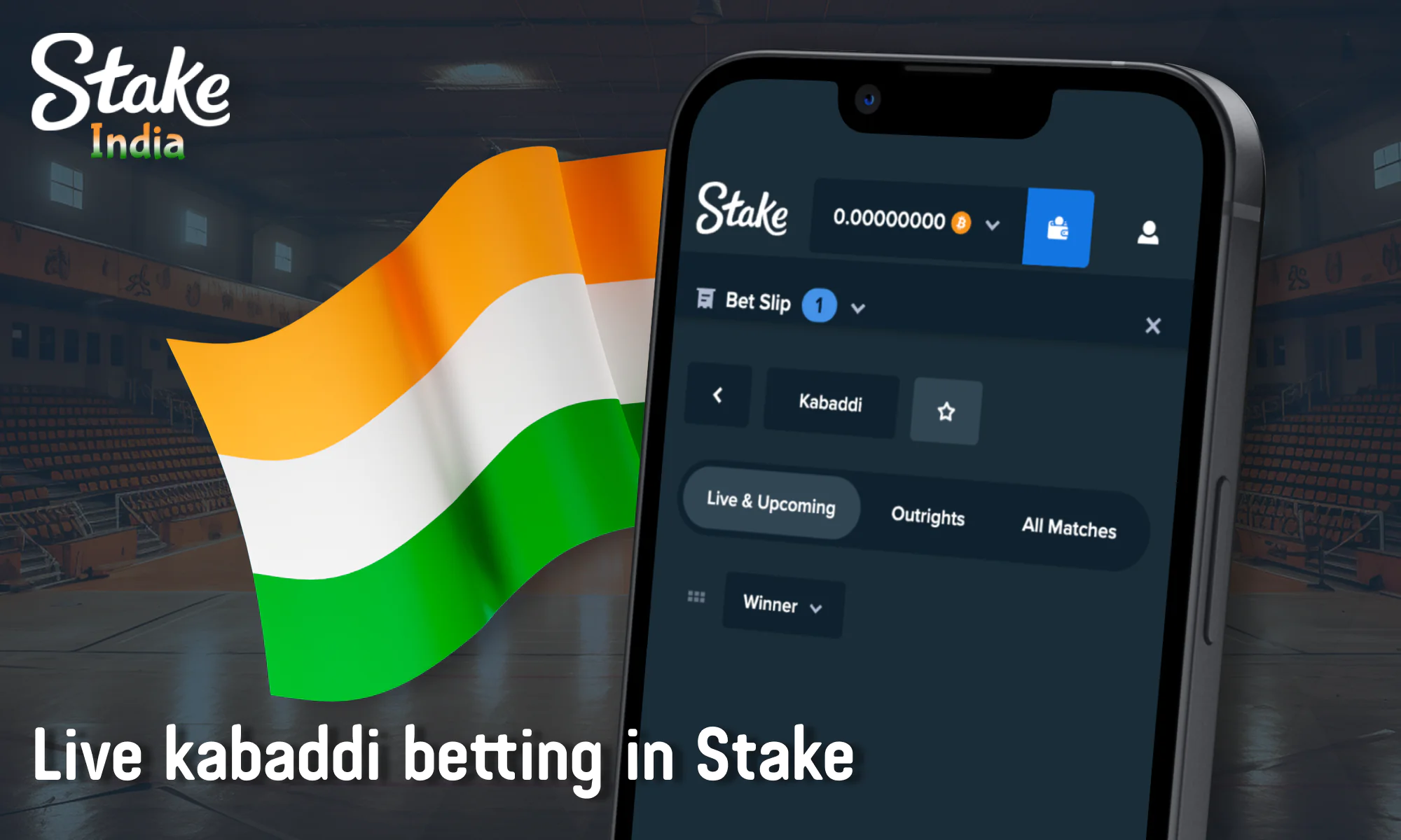 Live betting on Kabaddi - Stake India
