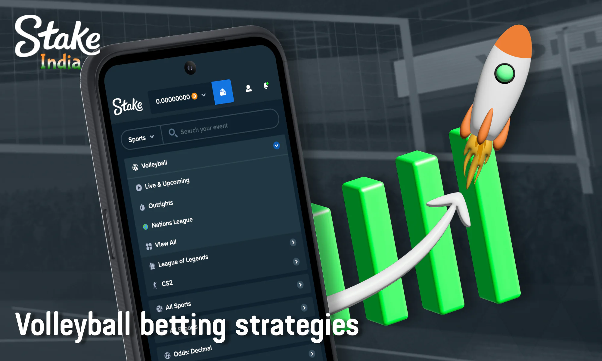 Strategies for volleyball betting at Stake India