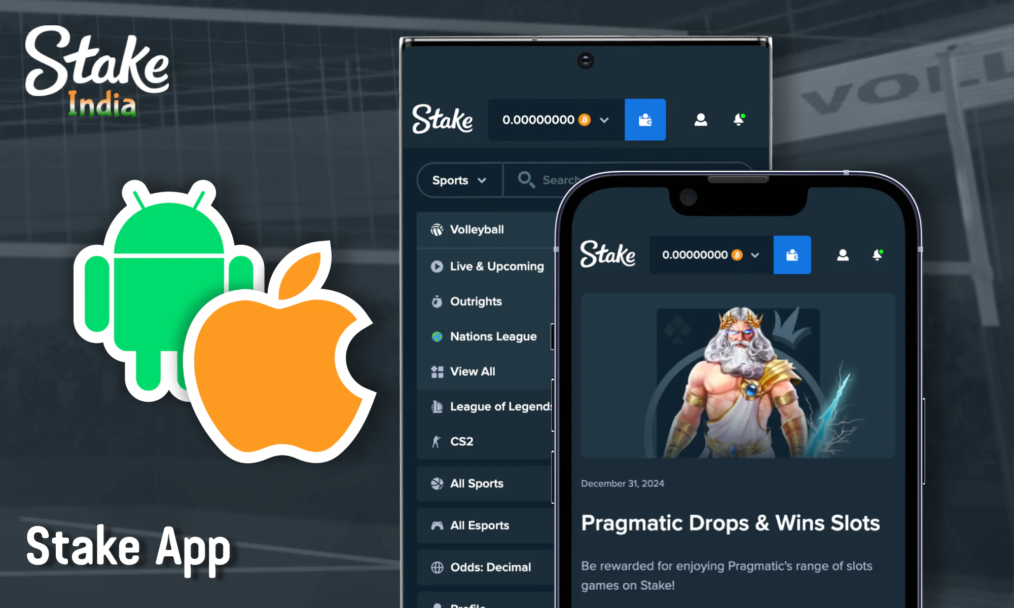 Stake app for volleyball betting